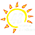 Sun icon representing travel