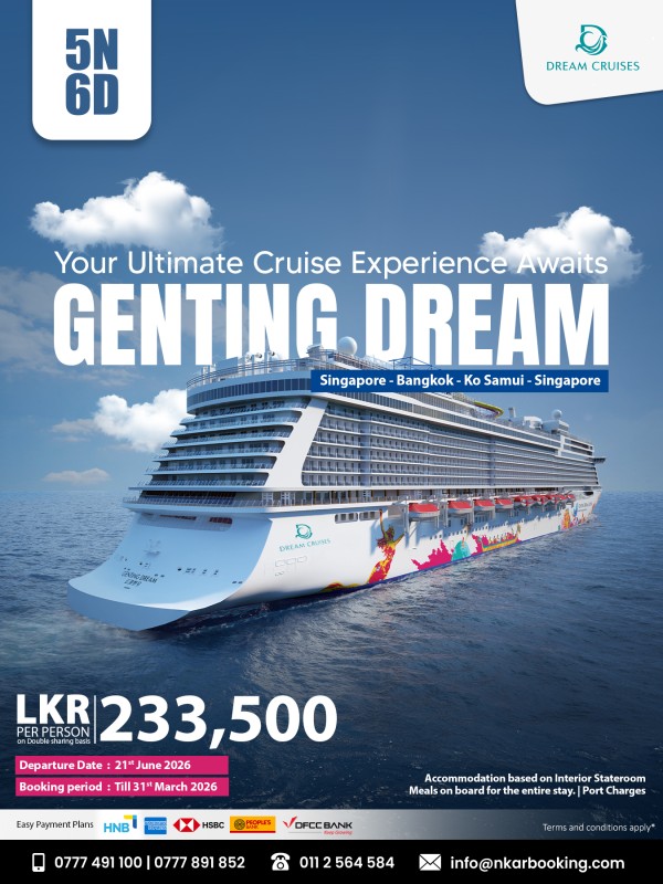 Singapore to Bangkok Dream Cruise 2026 – Genting Dream | NKAR Bookings