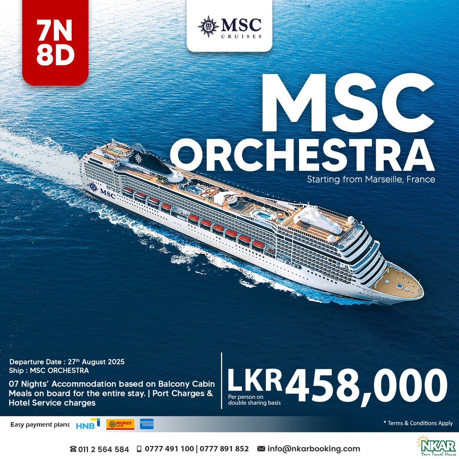 Set Sail on an Unforgettable Adventure with MSC ORCHESTRA