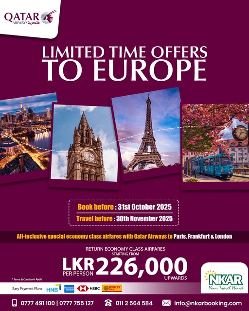 Fly with Qatar Airways