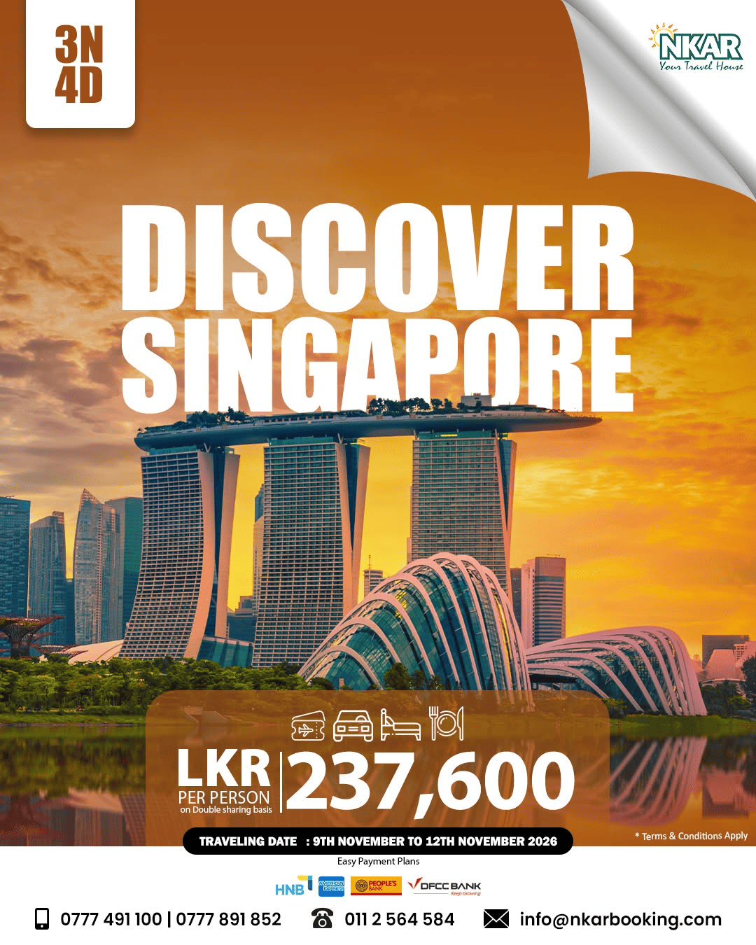 Singapore Tour Package 2026 – 4 Days with Universal Studios - Travel Promotion